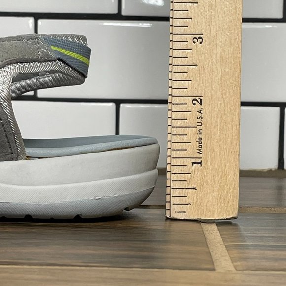 Lands' End Closed Toe Sport Hiking Sandals Grey 451273 Womens Size 10 B - Picture 8 of 9